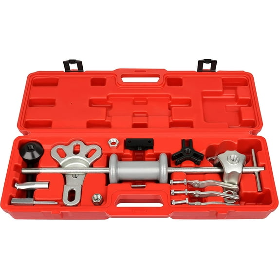 SCITOO 9 Way Slide Hammer Puller Dent Repair Front Rear Wheel Bearing Removal Tool