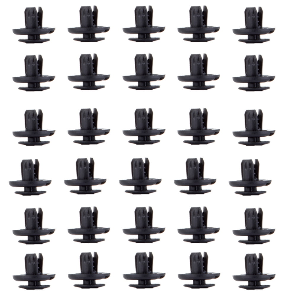 SCITOO 91512-SX0-003 30Pcs Bumper Pushtype Retainer Clips Kit Car Fastener Rivet Door Trim Clips fit for GM For Toyota For Honda for Ford For Chrysler