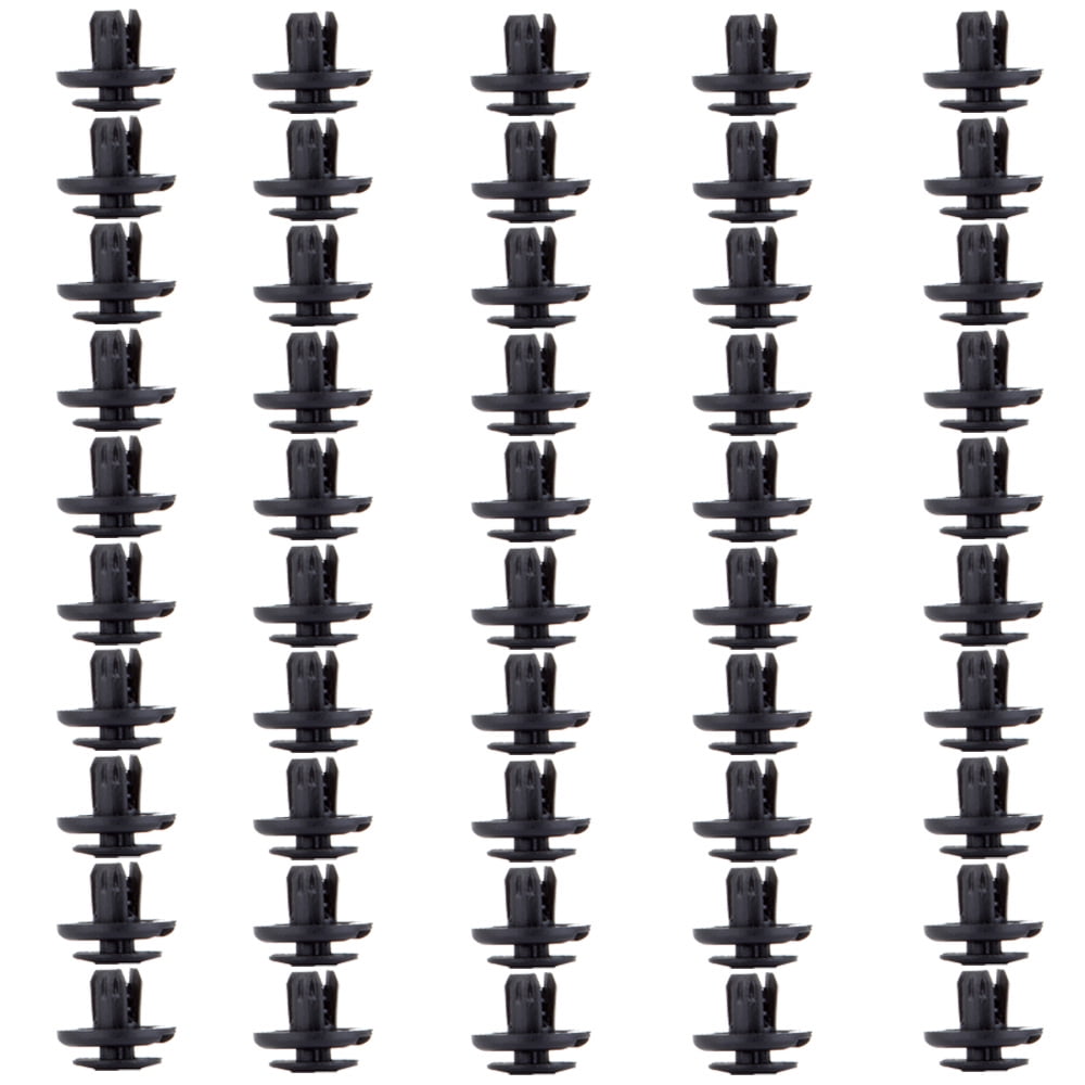 SCITOO 91512-SX0-003 50Pcs Bumper Pushtype Retainer Clips Kit Car Fastener Rivet Door Trim Clips fit for GM For Toyota For Honda for Ford For Chrysler