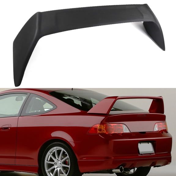 SCITOO ABS Black Rear Trunk Spoiler Wing Exterior Accessories Styling Kits Replacement for Acura RSX 2-Door Coupe 2.0L Type-S