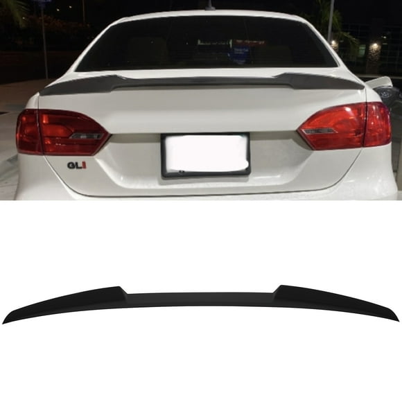 SCITOO ABS Rear Window Spoiler Wing Fit for 2012-2018 for Volkswagen Jetta Glossy Black Rear Trunk Spoiler Wing