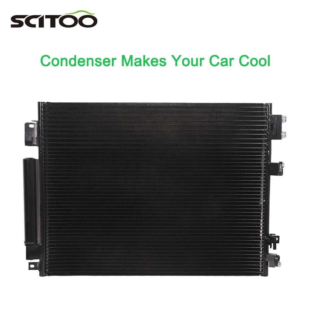 SCITOO AC A/C Condenser 3948 Compatible with 2011 2012 2013 2014 2015 2016 Chrysler 300 Dodge Challenger/Charger