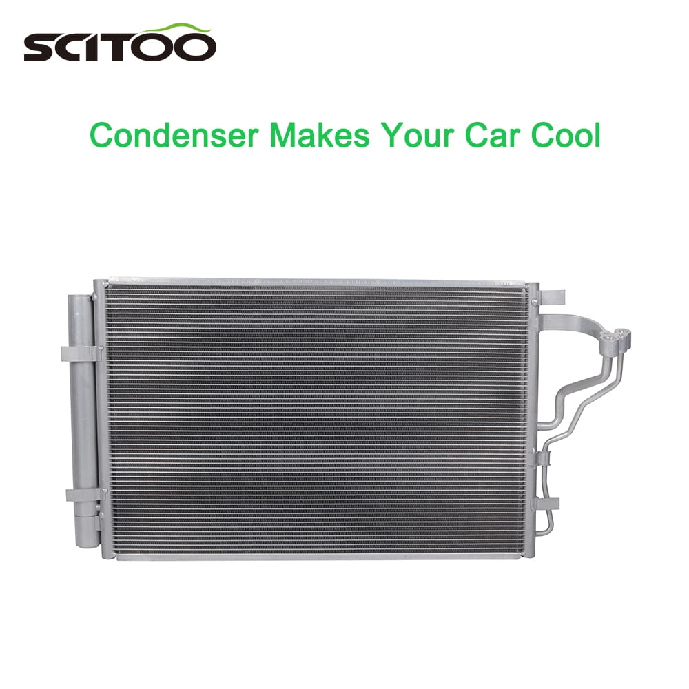 SCITOO AC A/C Condenser 4519 Compatible with 2005 Honda Civic 2014-2016 ...