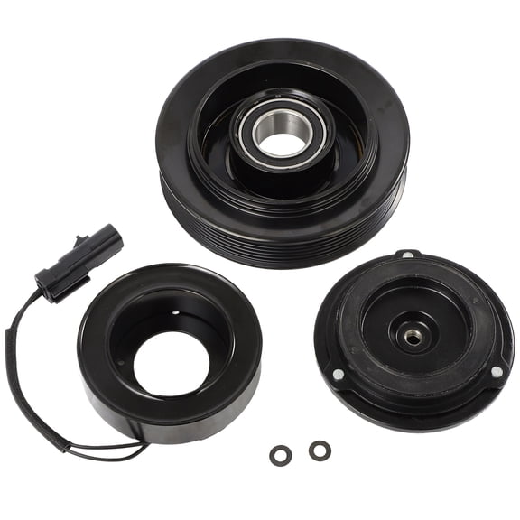 SCITOO AC Compressor Clutch for 2003-2006 for Jeep TJ 2.4L 2003-2006 for Jeep Wrangler 2.4L 14-0184C 55037578AC 6511703 7511703 97351 98351 Air Conditioner AC Compressor Clutch Kit