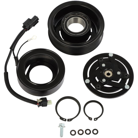SCITOO AC Compressor Clutch for 2016-2021 for Honda Civic 2.0L 141333 141333NC 6513298 388105BAA03 38900-5AA-A02 38900-5AA-A01 389005AAA01 Air Conditioner AC Compressor Clutch Kit