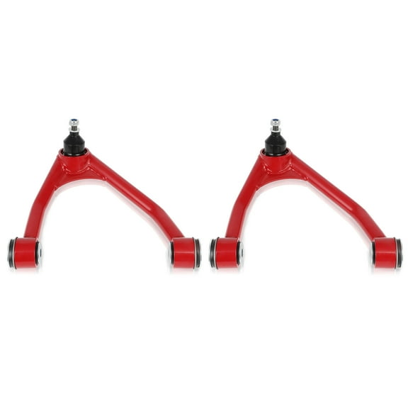 SCITOO Adjustable 2-4" Front Upper Control Arms fit for Cadillac Escalade 2007-2014 for Chevrolet Suburban 1500 2007-2014 for Improved Suspension Performance - Red Set of 2