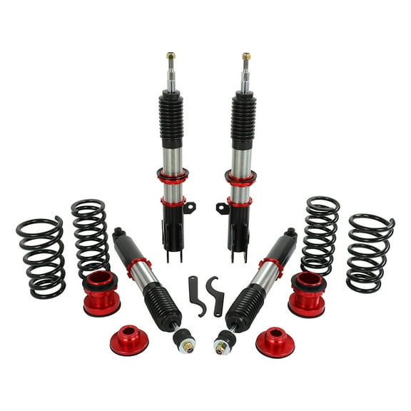 SCITOO Adjustable Damper Coilover Suspensions Shock Struts Kits Assembly Shocks Struts fit for Toyota for Yaris 2013-2019,for Toyota for Yaris R 2016-2019