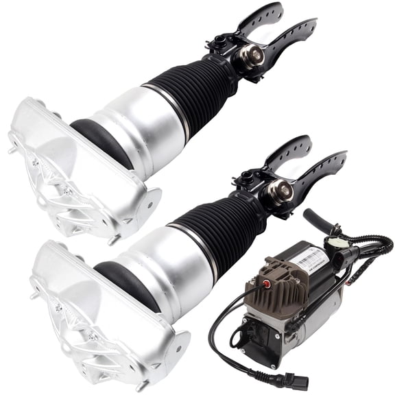 SCITOO Air Struts Suspension Kits Shocks Struts Air Compressor Pump fit for Audi for Q7 2007-2015,for Porsche for Cayenne 2003-2006 2008-2010,for Volkswagen for Touareg 2004-2010 Front Suspension Kit