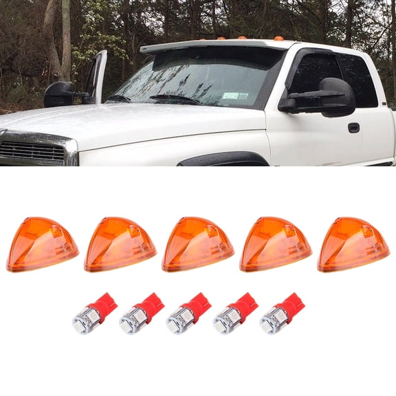 SCITOO AmberLen 741-A Top Roof Running Light T10 5-5050-SMD Red LED Bulbs