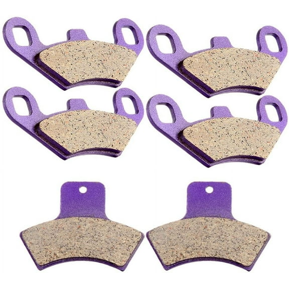 SCITOO Brake Pads Fit for Polaris 99 00 01 Diesel, Magnum, 98 99 00 01 02 03 04 Scrambler Sportsman Trail Blazer Trail Boss Worker Xpedition Xplorer (Carbon Fiber)