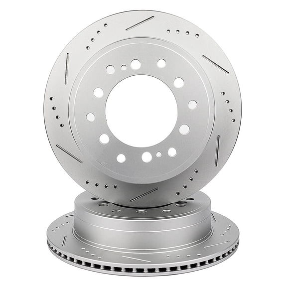 SCITOO Brakes Rotors 2pcs Rear Brakes Kit Fit For Lexus GX460 2010-2017,For Toyota 4Runner 2010-2018,For Toyota FJ Cruiser 2010-2014