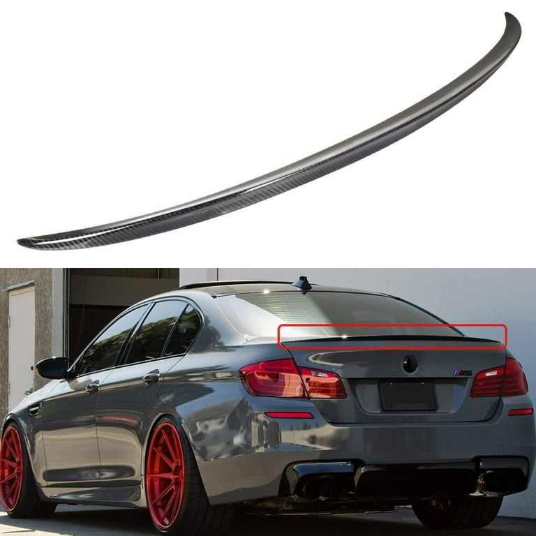 SCITOO Carbon Fiber Rear Trunk Spoiler Wing fit for 2011-2016 for