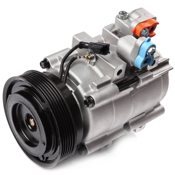 SCITOO Compatible with CO 10549C 58185 Air Conditioning Compressor 1999-2005 for Compatible for Hyundai Sonata Compatible for Kia Magentis Optima 2.5L 2.7L