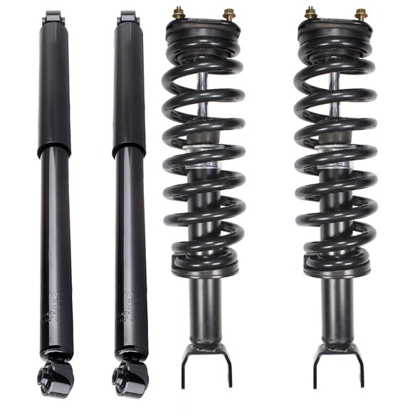 SCITOO Compatible fit for Struts, Complete Strut Shock Coil Spring Assembly 2006 2007 2008 for Dodge for Ram 1500 (Front Rear Pair)