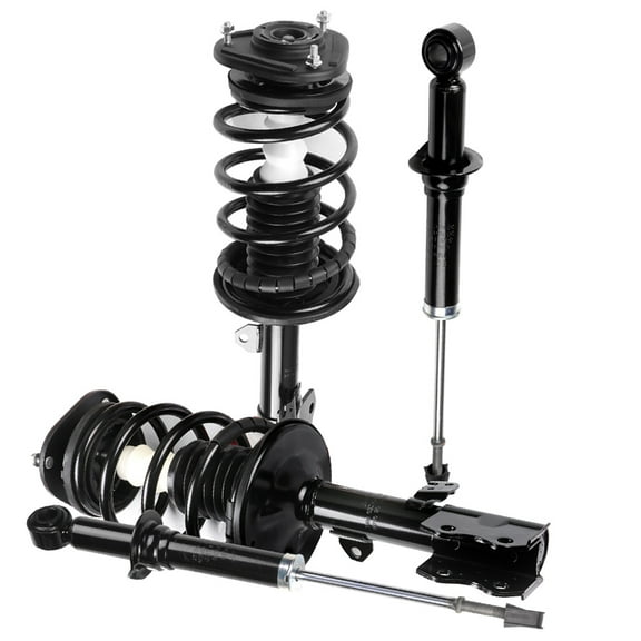 SCITOO Complete Strut Shock Coil Spring Assembly Kit Fit for 2004-2009 for Toyota Prius (Front and Rear Pair)