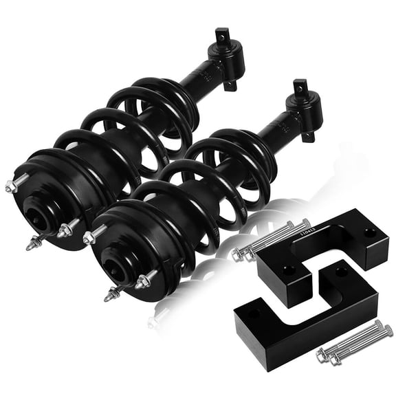 SCITOO Complete Struts Front Pair Strut Spring Assembly Shock Absorber+2" FRONT lift kit for Chevrolet Avalanche for Chevrolet for Suburban 1500 for Chevrolet Tahoe