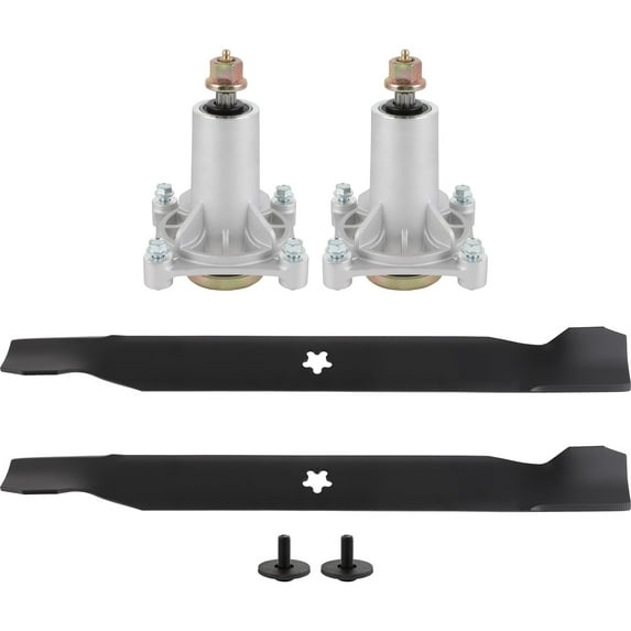 SCITOO Deck Rebuild Kit 42 Lawn Mower Deck Parts Rebuild Kit Compatible with Newer Craftsman/Ariens Mowers (Hydro/Automatic/Geared) Newer Craftsman LT3000 spindle assembly 192870 Blades 138971