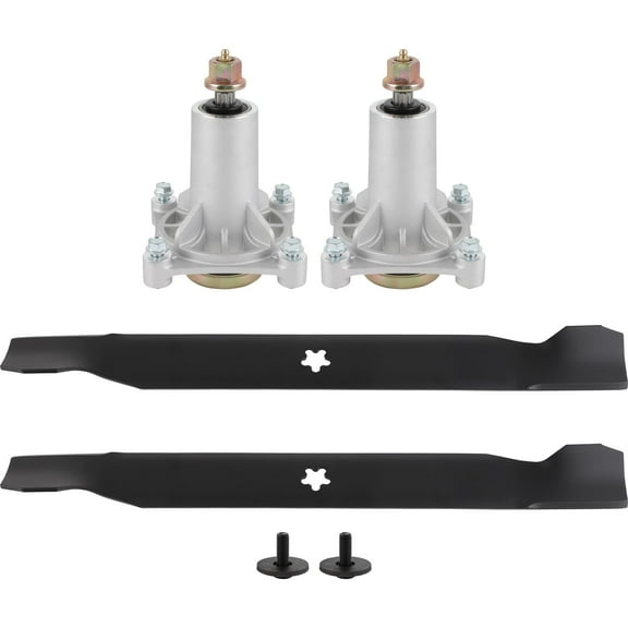 SCITOO Deck Rebuild Kit 42 Lawn Mower Deck Parts Rebuild Kit Compatible with Newer Craftsman/Ariens Mowers (Hydro/Automatic/Geared) Newer Craftsman LT3000 spindle assembly 192870 Blades 138971