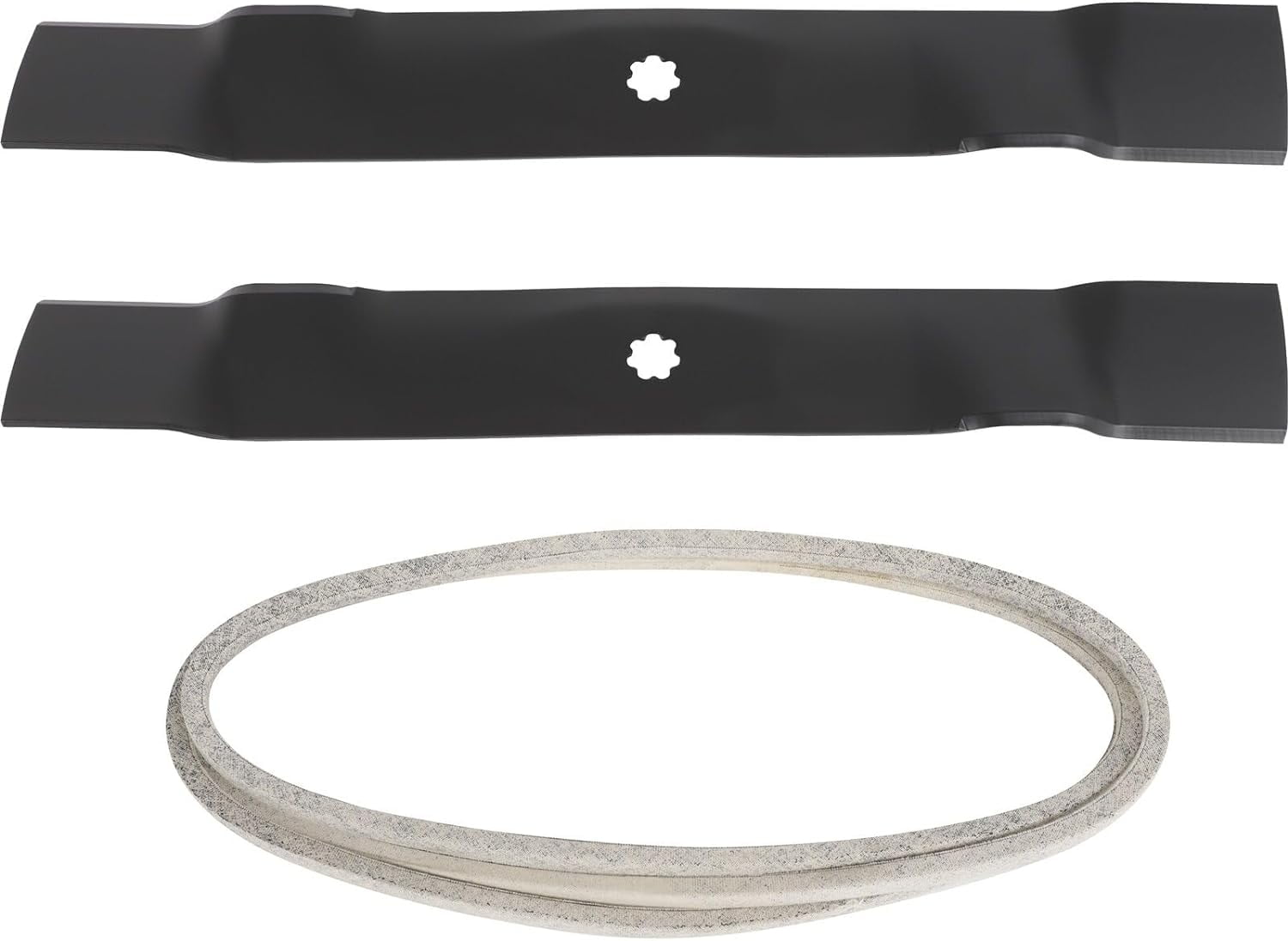 SCITOO Deck Rebuild Kit 42 Lawn Mower Deck Parts Rebuild Kit Compatible with John Deere 100 Series 102 D105 / E100 /LA100 / X105 1 Belt 2 Mower Blades