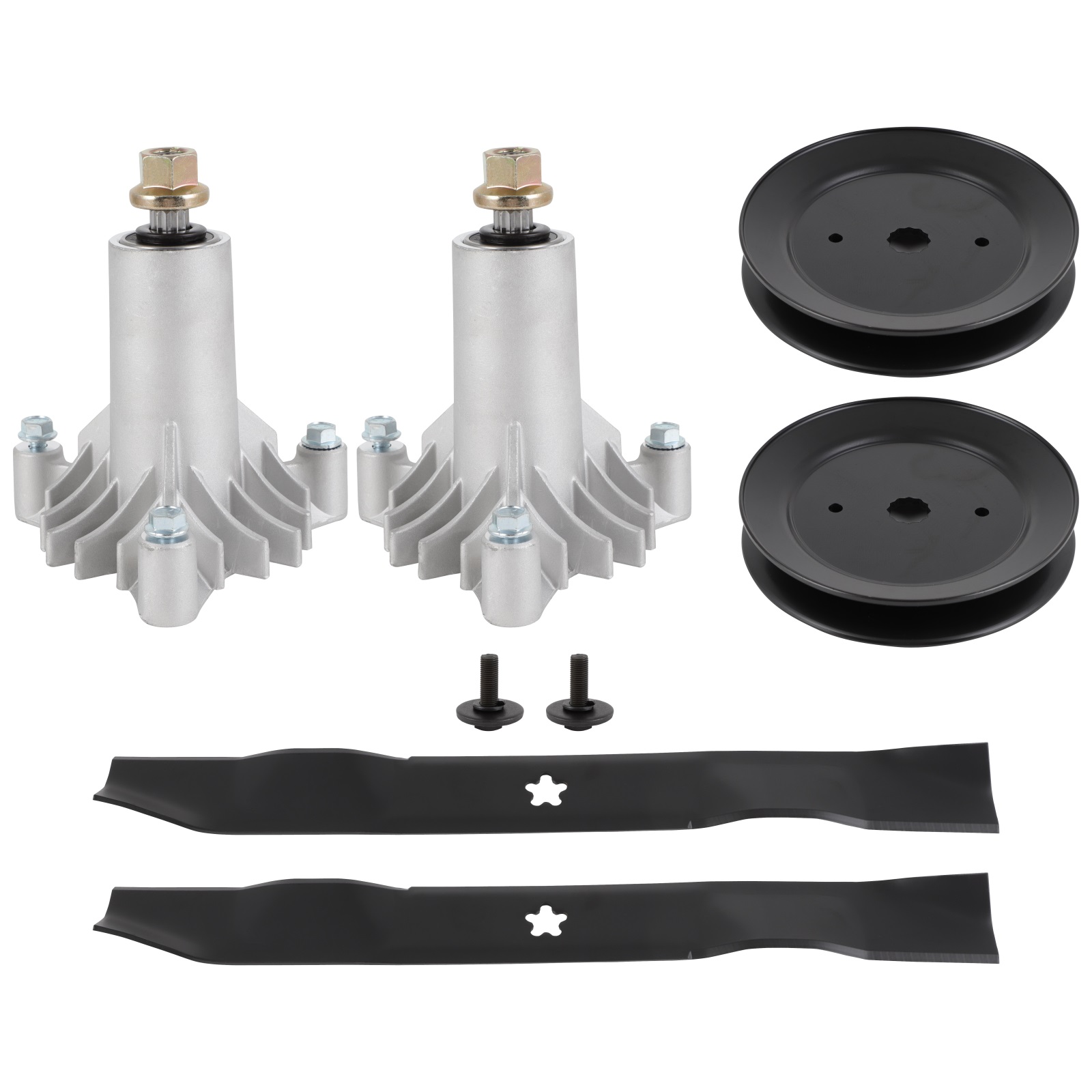 Genuine Husqvarna 72" Mulch Kit Blade Set (3 Blades) - OEM Part #593368010 For Zero-Turn Mowers