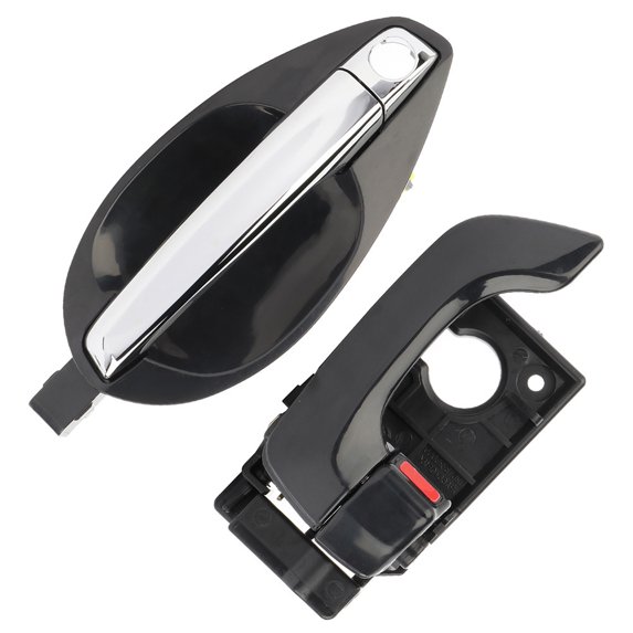 SCITOO Door Handles Exterior Interior Front Passenger Side Replacement fit for 2003-2008 for Hyundai Tiburon(2pcs)