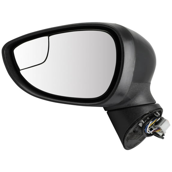 SCITOO Driver Side View Mirror Compatible with 2014-2016 For Ford For FIESTA Power; Non-Heated; w/Signal Lamp; w/Blind Spot Detection; PTM; Left Outside Exterior Mirror FO1320460 D2BZ17683F-PFM