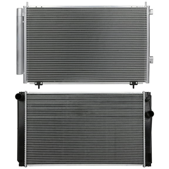 SCITOO Engine Coolant 4232 Condenser 13383 Radiator Assembly for 2013-2018 for Toyota for RAV4 2.5L