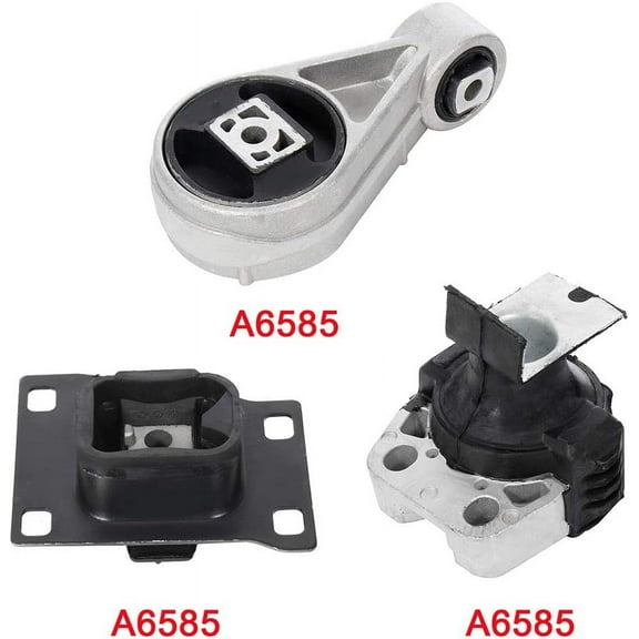 SCITOO Engine Motor Set Compatible with 2005-2007 2.0L/2.3L 2007 for Ford Focus 2.5L 3PCS A2939 A5312 A2986
