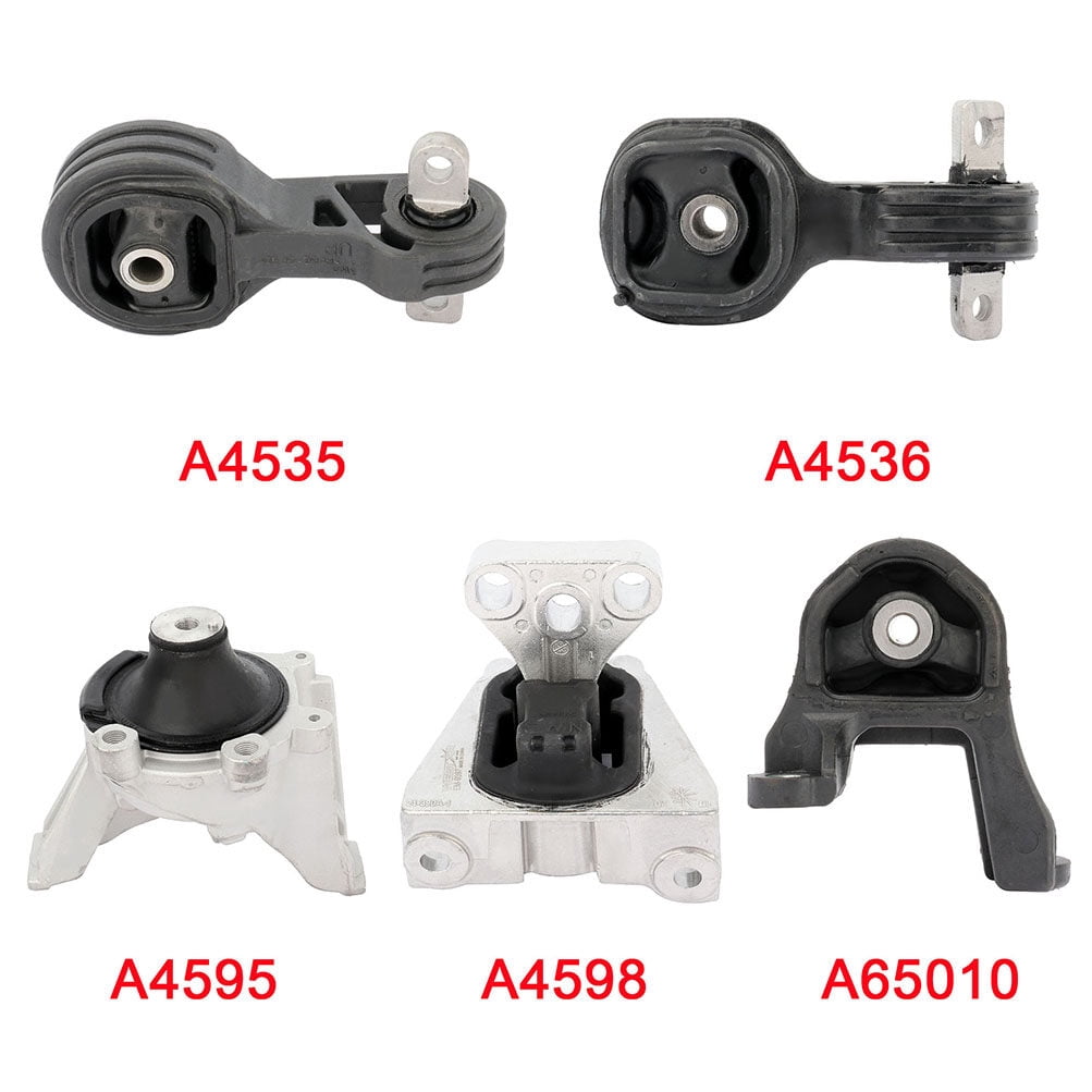 SCITOO Engine Motor and Trans Mounts Set 5PCS 2007-2011 for Honda CR-V 2.4L Auto