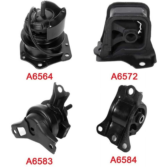SCITOO Engine Mount Set 4PCS Compatible with for Honda for Accord 1998-2002 2.3L