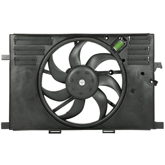 SCITOO Engine Radiator Cooling Fan Assembly Compatible with 2019-2021 for Jeep for Renegade 2.4L; Replace 68461974AA