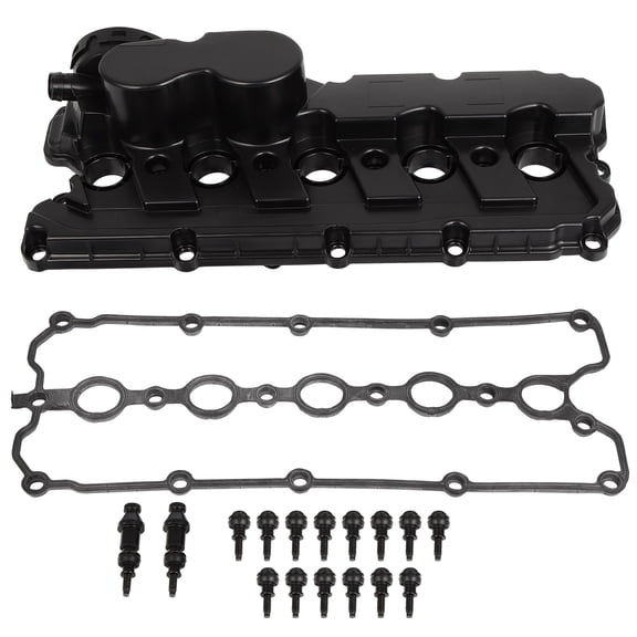SCITOO Engine Valve Cover with Gasket,Bolts Fit For Volkswagen For Beetle 2006-2018,For Volkswagen For Golf 2010-2014,For Volkswagen For Jetta 2005-2014 Replace # 07K-103-469-L,07K-103-469-F