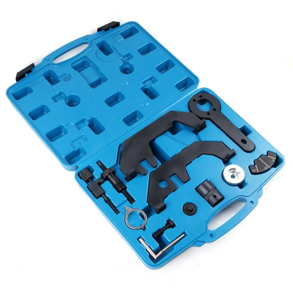 SCITOO Fit for BMW N62 N73 Timing Alignment Camshaft Crankshaft Master Tool Set Inlet/Exhaust Camshaft Locking Tool Flywheel Locking Tool