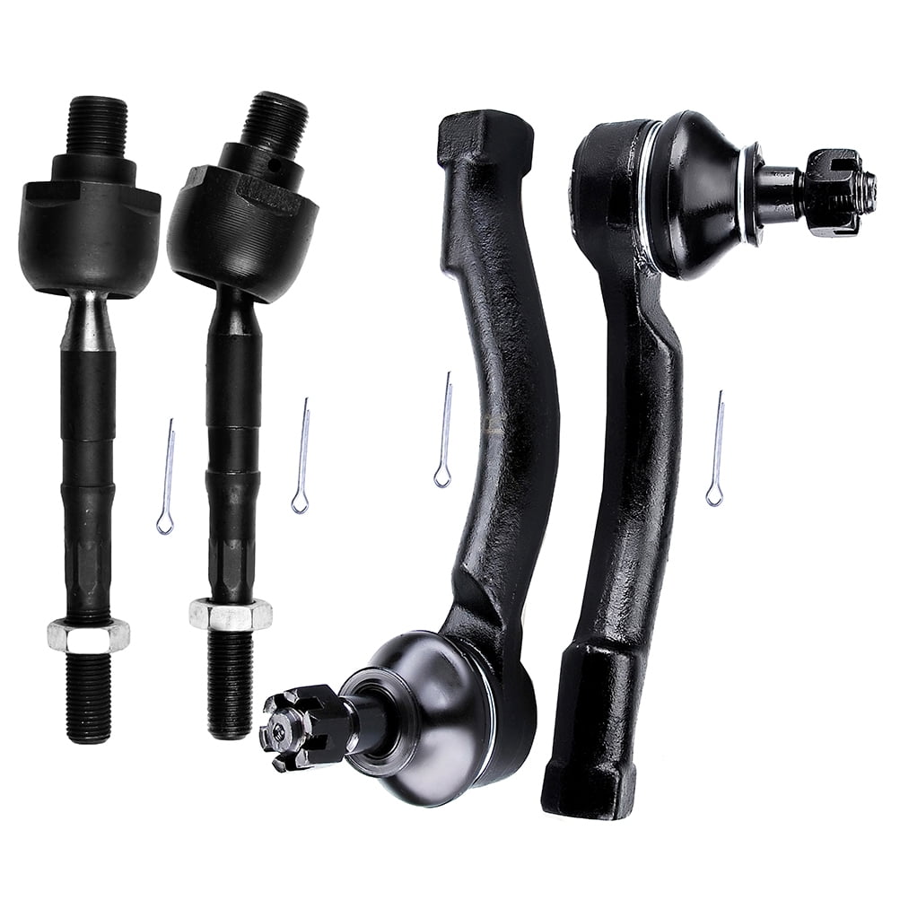 A-Premium 2-Pack Front Outer Tie Rod Ends For Kia Sorento 2011-13 & Hyundai Santa Fe/Veracruz 2007-12