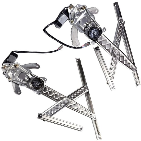 SCITOO Front Left Driver & Right Passenger Side Window Regulator Assembly W/ Motor Compatible with 1997-2002 For Ford Expedition 2001 For Ford For F-150 1998-2002 For Lincoln Navigator 741-872 741-873