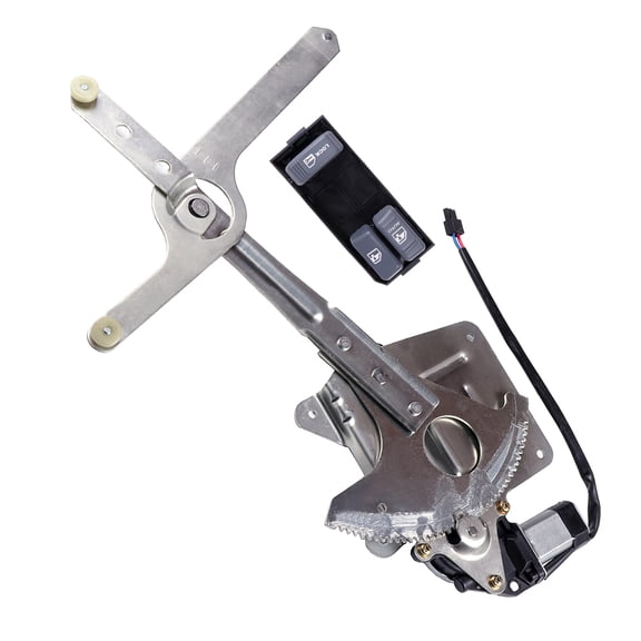 SCITOO Front Left Driver Side Window Regulator Assembly W/ Motor Compatible with 1995-2005 For Chevy Blazer 1994-2004 For Chevy S10 1995-2001 For GMC Jimmy 1994-2004 For GMC Sonoma 741-844 15151356