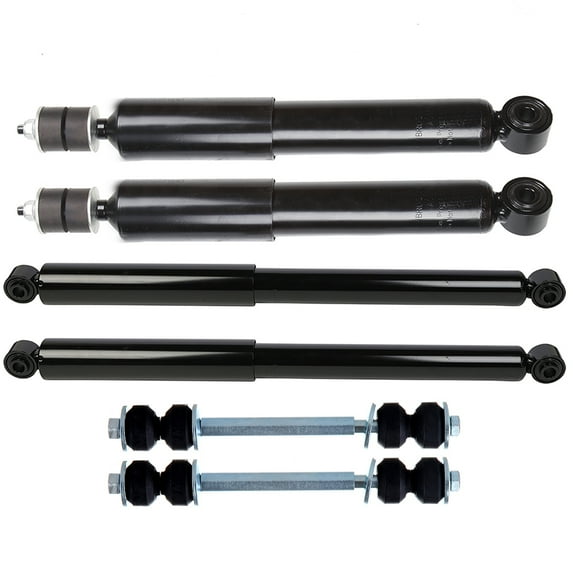 SCITOO Front Rear Shock Absorbers For Chevrolet Silverado 1500 HD 2001-2003 2005 2006,For Chevrolet Silverado 1500 HD Classic 2007,For Chevrolet Silverado 2500 1999-2004 Sway Bar Links Kit,4PCS
