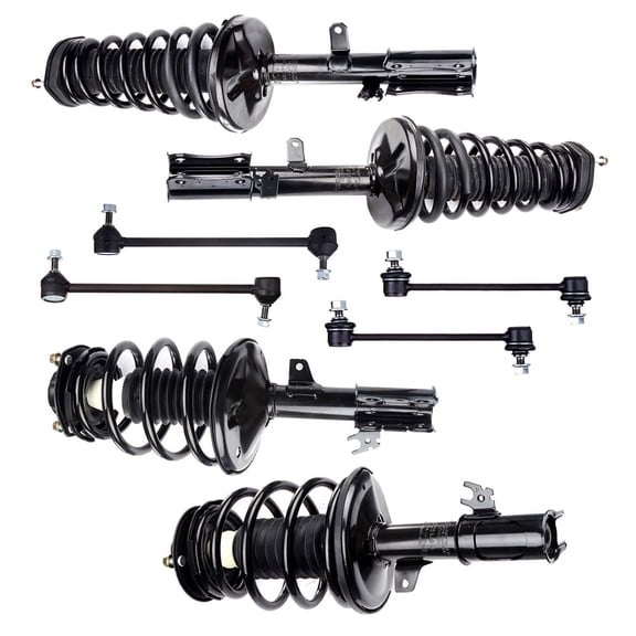 SCITOO Front/Rear Strut Spring Assembly, Stabilizer Bar Link Kit Fit for 1997 1998 1999 2000 2001 for Lexus ES300, 1997 1998 1999 2000 2001 2002 2003 for Toyota Avalon