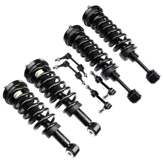 SCITOO Front/Rear Strut Spring Assembly, Stabilizer Bar Link Kit, Stabilizer Bar Link Fit for 2003 2004 2005 for Ford Expedition, 2003 2004 2005 for Lincoln Navigator