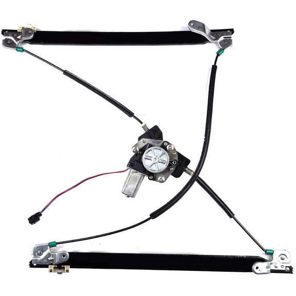 SCITOO Front Right Passenger Side Window Regulator Assembly W/ Motor Compatible with 2001-2003 For Chrysler Town & Country 2001-2003 For Chrysler Voyager 2001-2003 For Dodge Caravan 5135250AA 741-824