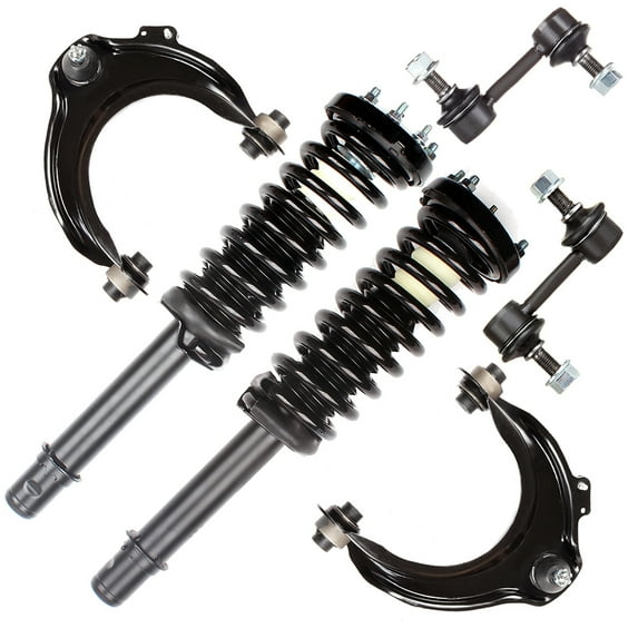 SCITOO Front Strut Spring Assembly Stabilizer Bar Link Control Arm Fit for 2003 2004 2005 2006 2007 for Honda Accord