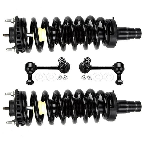 SCITOO Front Strut Spring Assembly, Stabilizer Bar Link Fit for 2004 2005 2006 2007 for Buick Rainier, 2004 2005 2006 2007 for Chevrolet Trailblazer