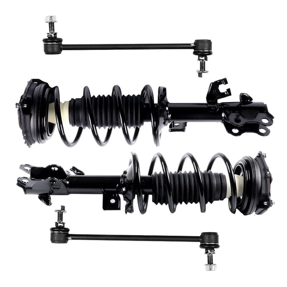SCITOO Front Strut Spring Assembly, Stabilizer Bar Link Fit for 2007 2008 2009 2010 2011 2012 for Nissan Versa