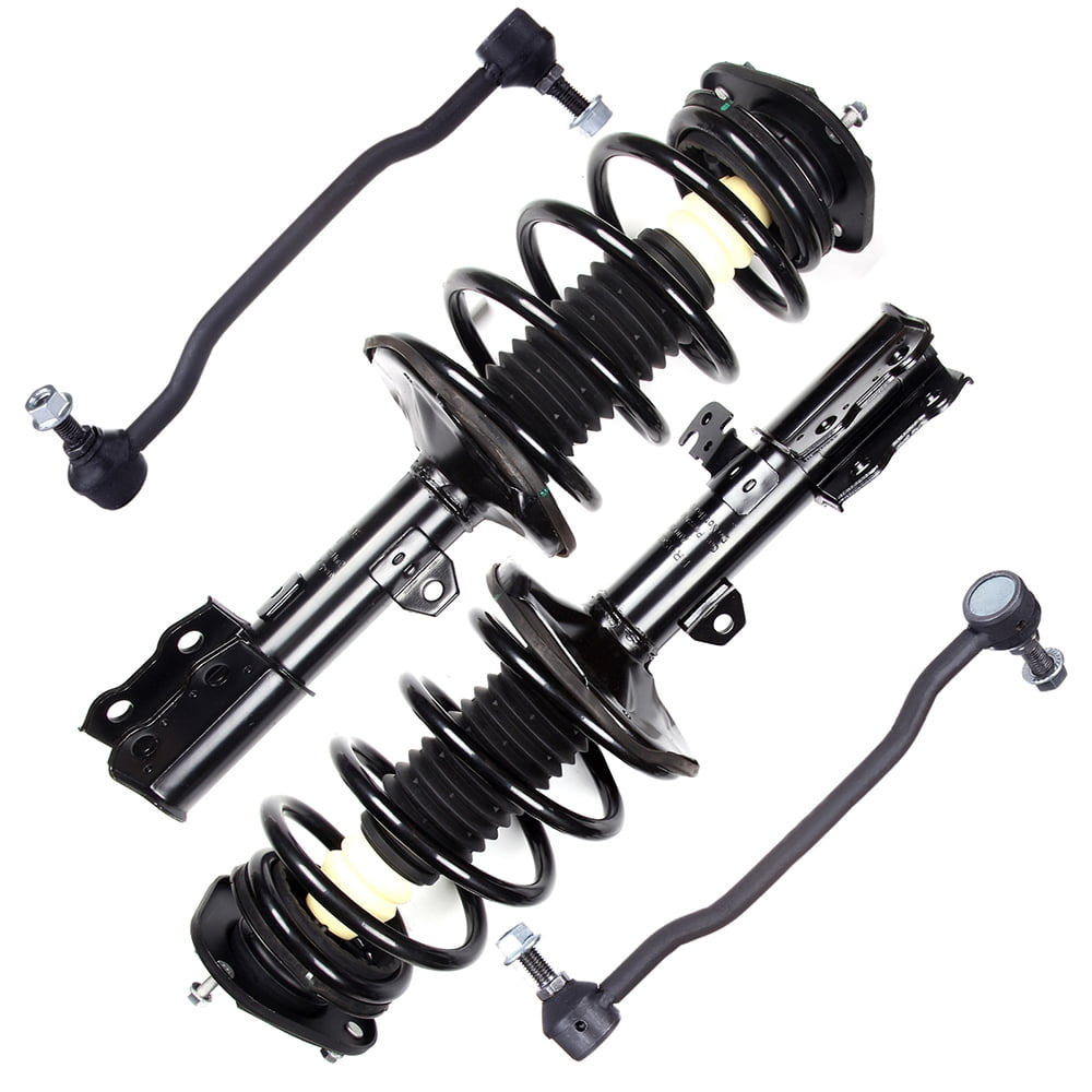 Strut Spring Assembly SCITOO Front Strut Spring Assembly Stabilizer Bar Link Kit Fit for 2002 ...