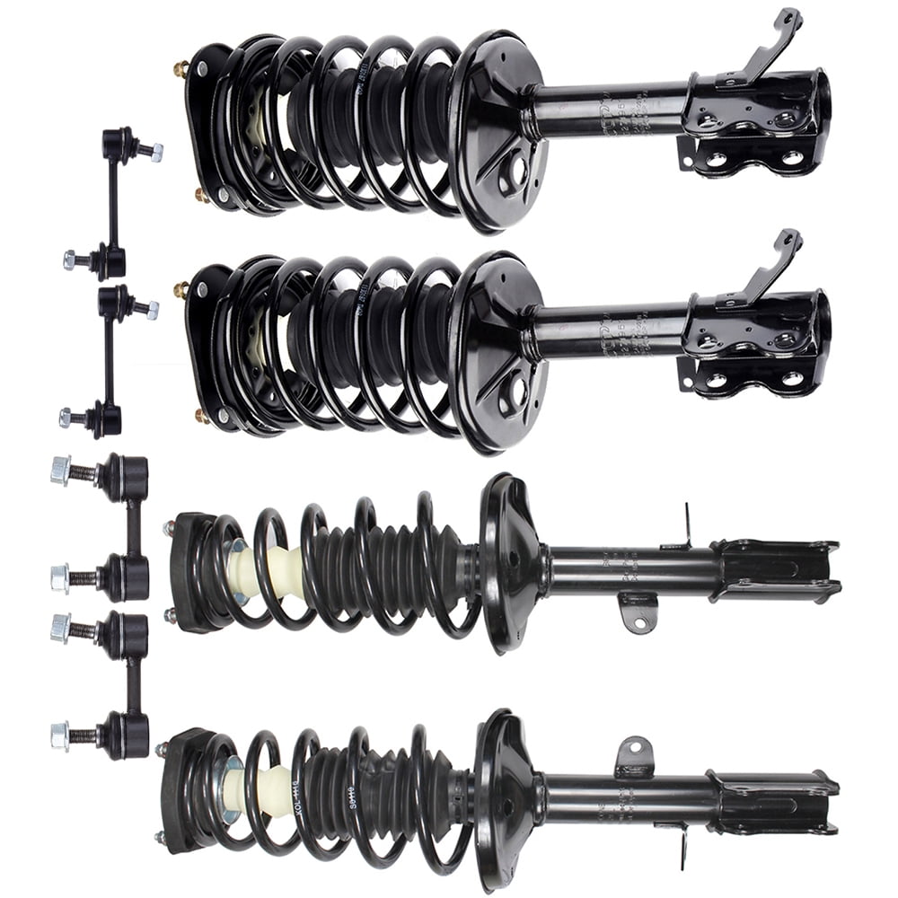SCITOO Front Struts Rear Shocks For Audi A3 2006-2013,For Audi A3 Quattro 2006-2013,For VW CC 2009-2017,For VW For Golf 2010-2014,For VW For Jetta 2005-2014,For VW For Passat 2006-2010 Sway Bars,4PCS