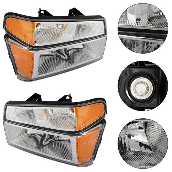 SCITOO Headlight Assembly Fit For Chevrolet Colorado 2004-2012,For GMC Canyon 2004-2012,For Isuzu i-280 2006,For Isuzu i-290 2007-2008,For Isuzu i-350 2006,For Isuzu i-370 07-08 Headlamp