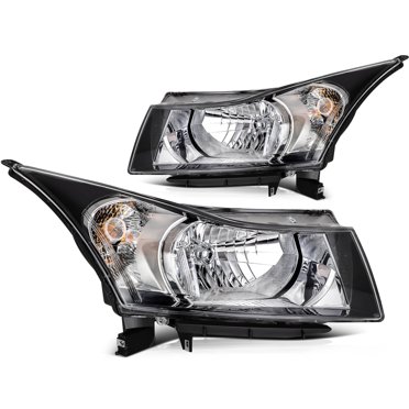 Left Driver Side Headlight For 2012-2015 Chevy Cruze & 2016 Cruze Limited – DTMOTO, Chrome Housing, Halogen, DOT