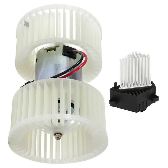 SCITOO Heater Blower Motor and HVAC Resistor Blower Motor Module fit for 2000 for BMW 323Ci,1999-2001 for BMW 323i,2001-2005 for BMW 325Ci,2001-2005 for BMW 325i,2001-2005 for BMW 325xi