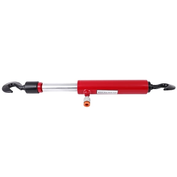 SCITOO 26" Long Hydraulic Pull Back Ram 10 Ton for Power Frame Machine Puller Body Shop Red
