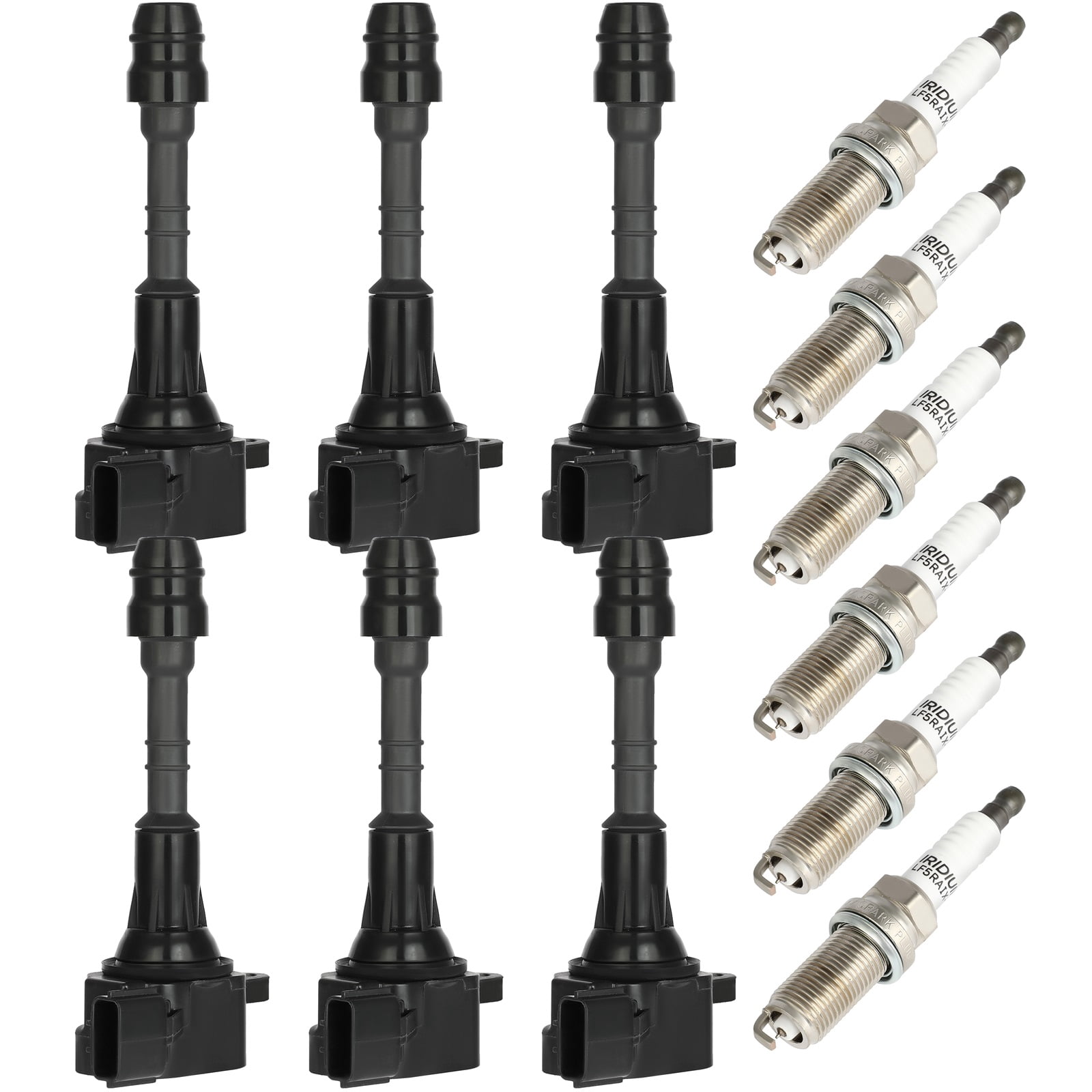 SCITOO Ignition Coil Coils Pack iridium Spark Plugs fits 2002-2012 for ...